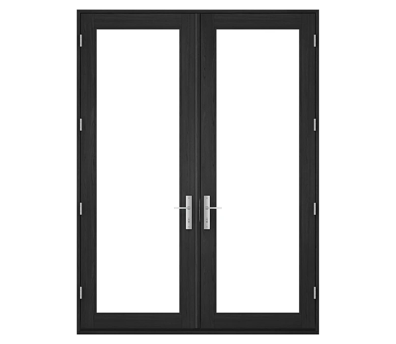 Pella Reserve Contemporary Wood Hinged Patio Door in Concord